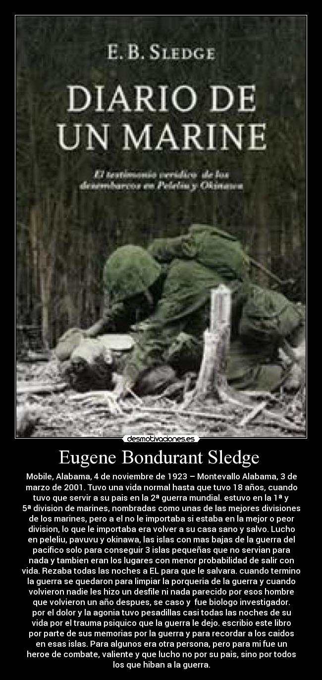 eugene sledge diario de un marine
